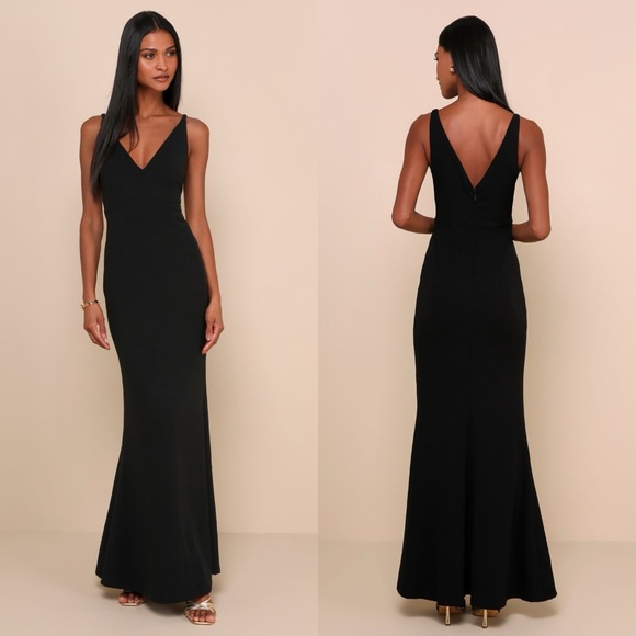 Lulus Dresses & Skirts - NWT Lulus Melora Black Sleeveless Maxi Dress